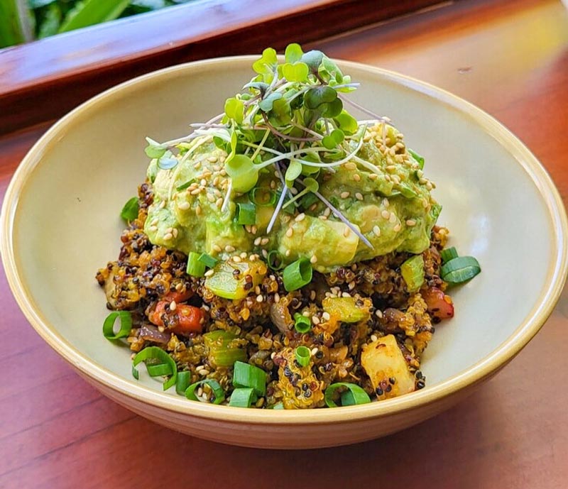 Roasted Vegatable Quinoa Bowl | Nalu's South Shore Grill Maui
